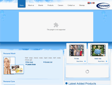 Tablet Screenshot of evyap.com.eg